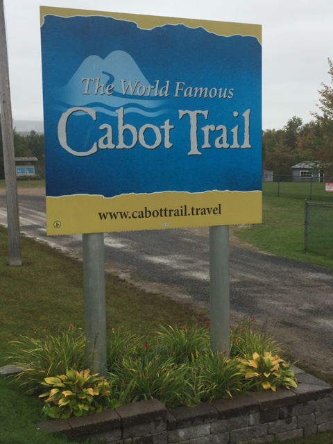 Cabot Trail sign
